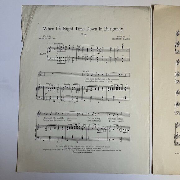 1910s Vintage Sheet Music Everybody's Doin' It Now - Ragtime Violin - Picture 16 of 16